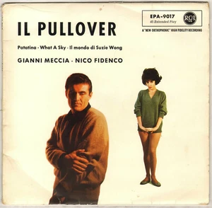 GIANNI MECCIA / NINO FIDENCO "IL PULLOVER" EP 1961 RCA EPA-9017 - Picture 1 of 2