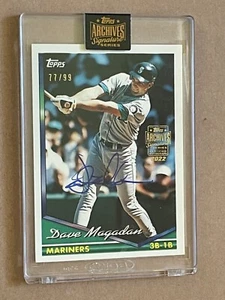 2022 Topps Archives Signature Series DAVE MAGADAN '94 Topps AUTO /99 - Picture 1 of 2