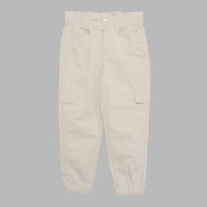 Pantalones utilitarios cargo beige claro terciopelo como nuevos | Reino Unido 12 - Imagen 1 de 8