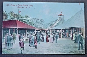  Syracuse NY Long Branch Park Scene  FREE SHIPPING  - Picture 1 of 2