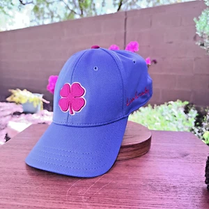 Black Clover Hat Blue Red Four Leaf Clover Live Lucky Flex Fit Cap L/XL - Picture 1 of 5