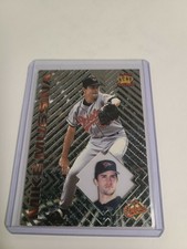 1997 PACIFIC CROWN COLLECTION SILVER PARALLEL MIKE MUSSINA 