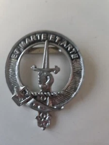Vintage Cap Badge Et Marte Et Arte Scottish Clan Renaissance Festival - Picture 1 of 4