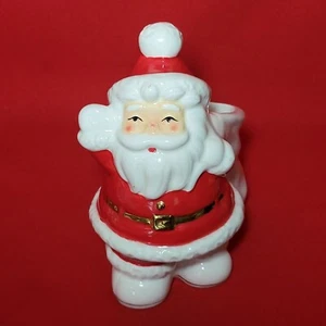 Vintage Christmas Santa Claus Figurine Statue Planter - Picture 1 of 12