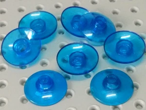 Lego Dish Inverted 2x2 [4740] Trans Blue x8 - Picture 1 of 3