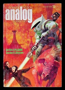 Science Fiction Analog August 1974 Stargate Conclusion Tak Hallus Dickson Holmes - Bild 1 von 3