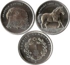Tuerkei 2 x 1 Lira 2014 "Adler/Pferd"