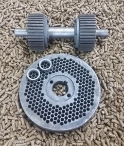 8" (200mm) Roller Assembly and Die for Replacement or Homemade Pellet Mill - NEW - Picture 1 of 9