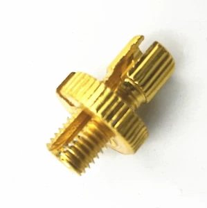 Gold Motorbike M10 10mm Clutch Lever Cable Adjuster Kit Bolt Lock Nut Ninja YZ - Picture 1 of 3