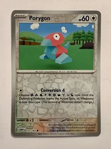 Pokemon TCG - Porygon 137/165 - Pokemon 151 - Mew EN /165 - Reverse Holo - NM/M - Bild 1 von 2