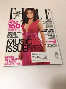 Elle Magazine July 2007 Kelly Clarkson Cover Robin Thicke Auction Finds 702 - Picture 1 of 3