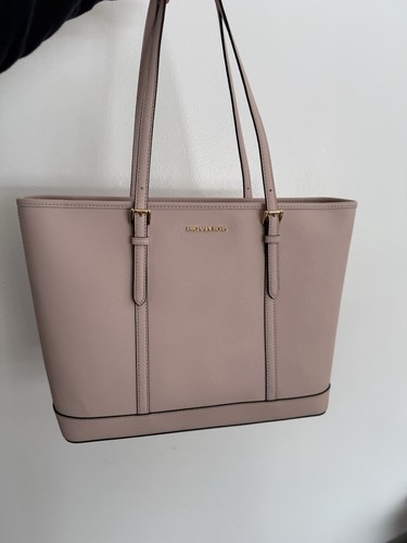 Borsa Michael Kors grande rosa chiaro jet set