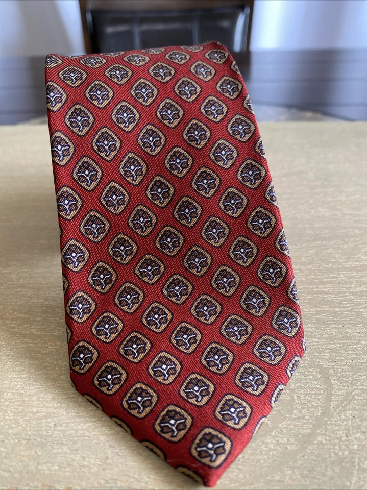 Vintage Atelier Torino Modell-Entwurf 100% Silk Tie Granichery Lucerne 3” X 60” - Image 1 of 4