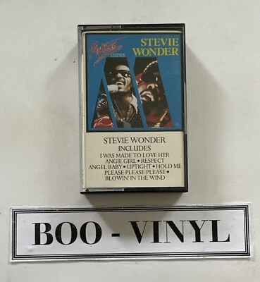 stevie wonder motown legends music cassette  Tape Soul Vg+ / Vg+ Condition - Image 1 of 4