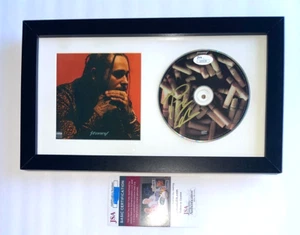 POST MALONE SIGNED STONEY CD COVER FRAMED WHITE IVERSON AUSTIN POST JSA - Picture 1 of 2