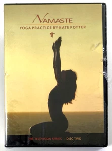 Namaste Yoga Practice by Kate Potter, TV Series Season 1,Part 2, DVD, Free Ship - Foto 1 di 7