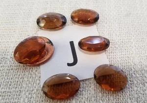 6 Vtg 18x13mm Oval Rhinestone pointed + Czech WG Swarovski Jewelry 3013 Repair - Picture 1 of 20