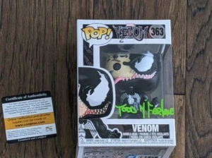 Marvel Venom Funko Pop #363 Wackelkopf Figur signiert von Todd McFarlane - Bild 1 von 4