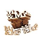20pcs Romantic Wood Slabs for Wedding Table Party Gathering Gift