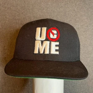 Lids WWE Hat Youth One Size Black Embroidered U Cant See Me John Cena - Picture 1 of 9