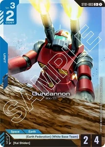 Guncannon Alternate Art Foil - ST01-003 C+ NM - Gundam TCG Card Game - Picture 1 of 1