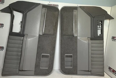 86-1994 Chevy S-10 BLAZER JIMMY SONOMA DOOR PANEL DRIVER PASSENGER LEATHER GREY Foto 1 de 4