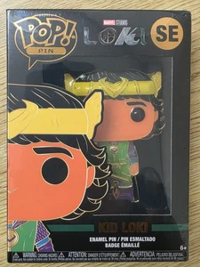 Funko Pop! Enamel Collector’s Pin Marvel Studios Kid Loki SE - Picture 1 of 5
