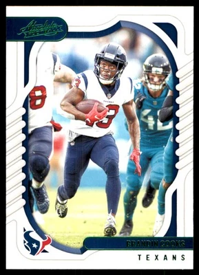 Brandin Cooks 2022 Panini Absolute #4 Texans NFL READ FREE SHIPPING AutographDen - Image 1 of 2