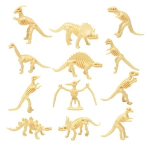 12 Pcs Dinosaurier-Skelett-Spielzeug Baby Kind Mini-Dinosaurier-Figuren - Photo 1/12