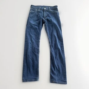 Levi's 513 Jeans Mens 30x32 Slim Straight Leg Medium Wash Blue Denim Mid Rise - Picture 1 of 9