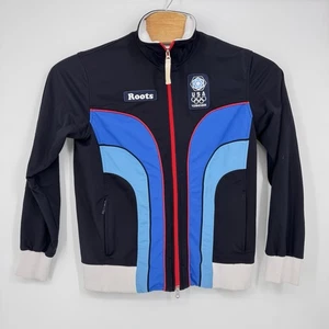 Team USA 2006 Größe S Turin Olympische Winterspiele Full Zip Trainingsjacke schwarz blau - Bild 1 von 11