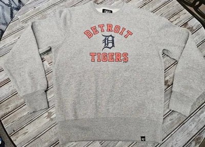 Мужской пуловер Detroit Tigers MLB S '47 серый толстовка с круглым вырезом - Изображение 1 из 4