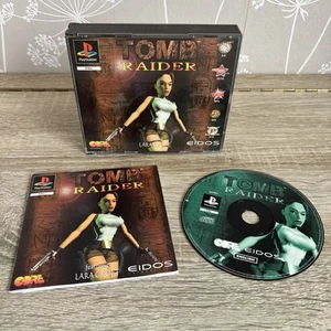 Tomb Raider PlayStation One PS1 Big Box Version Spiel getestet & vollständig - Bild 1 von 13