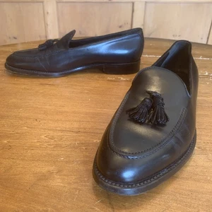 Ermenegildo Zegna schwarze Halbschuhe mit Quasten Italien 10 D - Bild 1 von 13