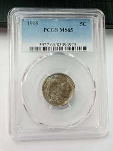 1915 P PCGS MS65 Buffalo Nickel - Picture 1 of 6
