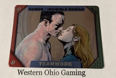 Marvel ReCharge CCG Namor / Invisible Woman #277/250 Teamwork Ultra Rare Foil - Image 1 of 2