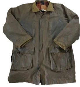 Morrisons Australian Waxed Oil Coat Wool Lined Medium See All Photos - Picture 1 of 17