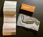 Lufthansa First Class Present Schlüsselanhänger COCKPIT aus Messing