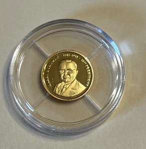 2009  President 14k Gold 1/2 Gram Proof Coin "Harry S. Truman" - Picture 1 of 5