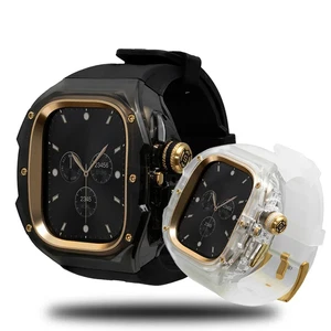 PC Protective Bumper Case Silicone Strap for Apple Watch Ultra/Ultra 2/Ultra 3 - Picture 1 of 20