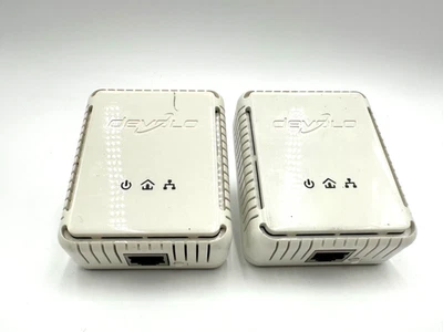 devolo dLAN 200 AVmini – Powerline Netzwerk Adapter – 2er Set – gebraucht - Bild 1 von 3