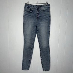Good American Damen Good Waist ausgefranste Skinny Jeans Größe 10/30 - Bild 1 von 6