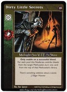 Dirty Little Secrets Tenth Anniversary V:TES VTES Vampire CCG - Picture 1 of 1