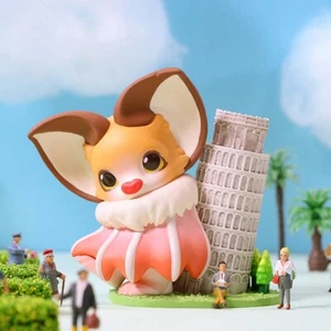 POP MART x YOKI Viaje Alrededor del Mundo - Torre de Pisa mini figura icono lindo - Imagen 1 de 1
