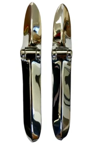 Par de bisagras cromadas para maletero Plymouth Dodge Desoto 1937-1939 sedán 742855 742854 - Imagen 1 de 8