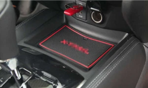 Rubber Non-slip Gate Slot Mat Cup Holder Pads fits Nissan Rogue X-Trail 2014-16 - Picture 1 of 12