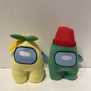 6 PCS Official Among Us Clip On Plush With Display Box! With Tags Toikido PMI - Picture 1 of 7
