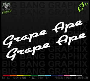 Grape Ape Vinyl Decal Sticker Gasser Muscle Car Window DIE CUT USA Hand Prepared - Bild 1 von 4