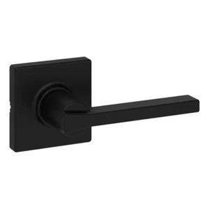 Kwikset Casey mattschwarz Flur/Schrank Durchgangstürhebel mit Microban - Bild 1 von 1