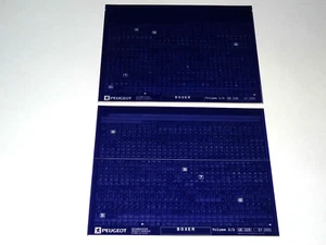 PEUGEOT BOXER SERIES 1 VAN PARTS CATALOGUE ON MICROFICHE SET OF 2 JUL.01 NEW - Picture 1 of 2